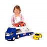 Didelis žaislinis 72 cm sunkvežimis vilkikas su 2 mašinėlėmis | Mėlynas | Little Tikes 170430